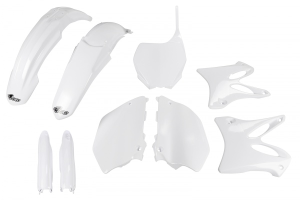 Full Plastic Kit white for Yamaha YZ 125 (2006-14) - YZ 250 (2006-14)